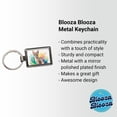 thumbnail image 2 of Singapura Cat Watercolor Style Metal Rectangle Keychain, 2 of 7