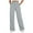 Gray, variant on Sweatpants for Women Solid Color Casual Straight Leg Wide Pants Elastic Waist Pants Drawstring Pocket Long Pants