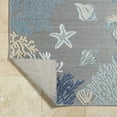 thumbnail image 7 of Livabliss Outdoor Rugs, 7x9 Lakeside Coastal Gray Area Rug for Patio, Porch, Deck, Backyard, Waterproof Indoor Outdoor Carpet (6'7" x 9'), 7 of 7