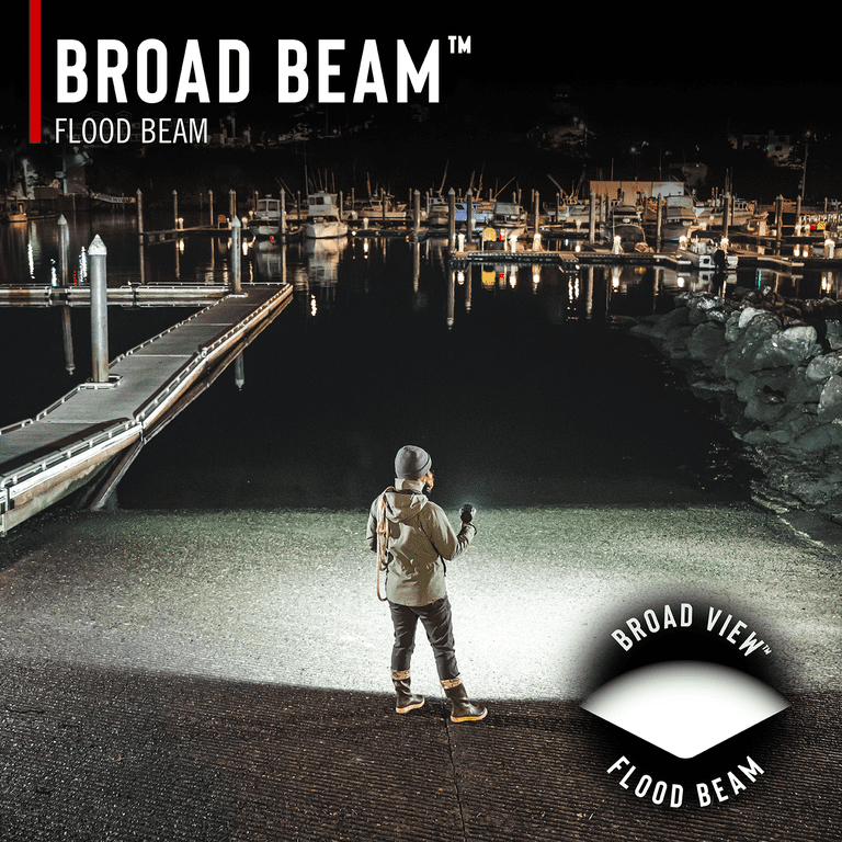 Coast LS20R 2500 Lumen Rechargeable LED Spotlight, 1/4 Mile Beam