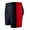 Red, variant on Men's Color Block Swim Trunks - Square Leg Swim Shorts for Pool/Beach Athletic Wear