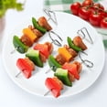 thumbnail image 7 of 10-Piece Stainless Steel Oven Hanging Skewer Rack Set - Vertical Bbq Broiler Kabob Accessories For Kitchen, Grilling & Even Cooking, 7 of 7