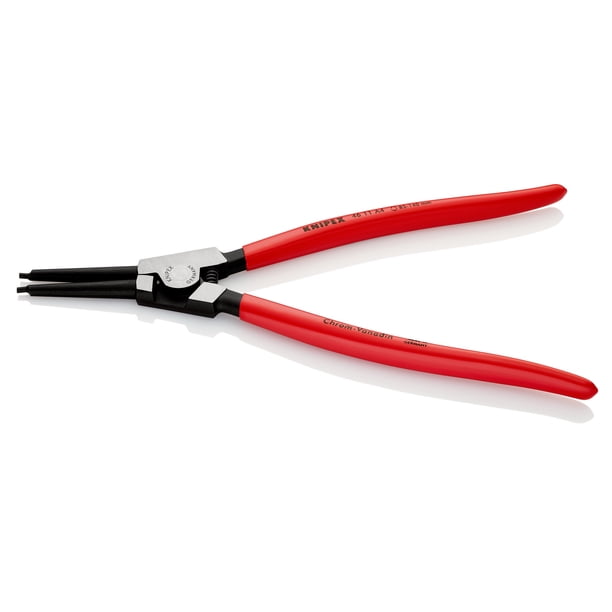 KNIPEX 46 11 A4 SB Pinza para anillos de retención exteriores de ejes recubierto de plástico acabado pavonado 320 mm