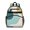 Teal Gold Splash, variant on Cyan Marble Gold Spot Pattern Backpack for School,Cute School Bag,Schoolbag with Adjustable Shoulder Straps & Padded Back,15.25"x11.5"x5.25"