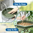 thumbnail image 6 of Large Bird Feeders Outdoor,Teencool Outside Hanging Bird Water Feeder for Garden Feeding,2pcs, 6 of 8