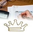 thumbnail image 3 of Metal Paperclips, 100Pcs Anti Rust Gold Paper Clips With A Storage Box For Home, 3 of 7