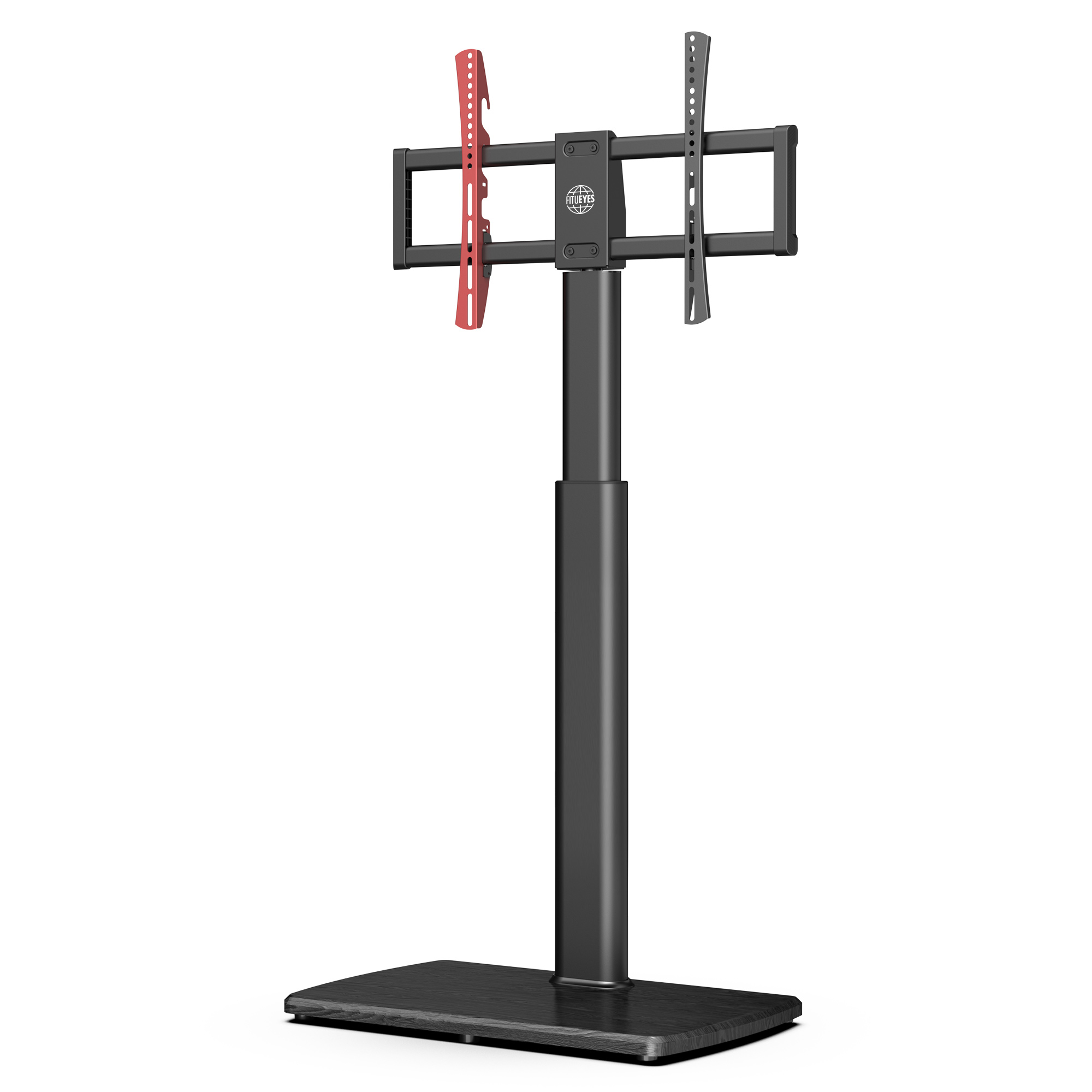 FITUEYES Universal Floor TV Stand TV Mount for 32-70 inch TVs ,with Wide Sturdy Wood Base,Black