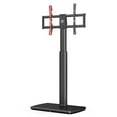 thumbnail image 4 of FITUEYES Universal Floor TV Stand TV Mount for 32-70 inch TVs ,with Wide Sturdy Wood Base,Black, 4 of 8