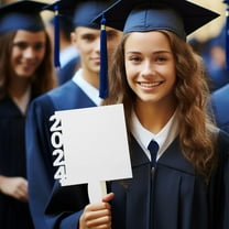 WHAMVOX Sublimation Blanks Graduation Photo Frame White Density Board Decorative and Functional Keepsake 7.5x9.5