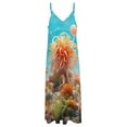 thumbnail image 4 of Jellyfish Ocean Style Design Sleeveless Dress Woman Fashion Long Dresses Women's Summer Suit Dress 2025, 4 of 7