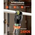 thumbnail image 3 of VEVOR PureFlow Press Tool, 18V Electric Pipe Crimping Tool for 1/2", 3/4", 1" PEX Pipe Stainless Steel Rings, PEX Press Tool Kit with 3 VPF Jaws, 2pcs 2AH Batteries, Fast Charger & Carrying Case, 3 of 9