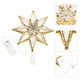 thumbnail image 3 of Estrella para la punta del árbol de Navidad con luces LED, adorno de estrella para la punta del árbol de Navidad, decoración de estrella para el árbol de Navidad con luz brillante, 3 of 7