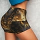 thumbnail image 4 of Fotbe Cool Black Gold Dragon Shorts Sin Costuras – Shorts Deportivos de Cintura Alta para Mujer, Elásticos para Gimnasio, Yoga, Running o Ciclismo-X-Large, 4 of 8