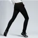 thumbnail image 4 of Pantalones de traje elásticos de sastrería social para hombre, pantalones de verano ajustados y rectos, finos, informales, clásicos, 4 of 5