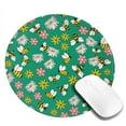 thumbnail image 2 of Disketp Flying Bees Small Mouse Pad 7.9x7.9 Inches,Washable Round Mousepad for Office Laptop Computer,Non-Slip Rubber Base Mouse Pads for Wireless Mouse, 2 of 8