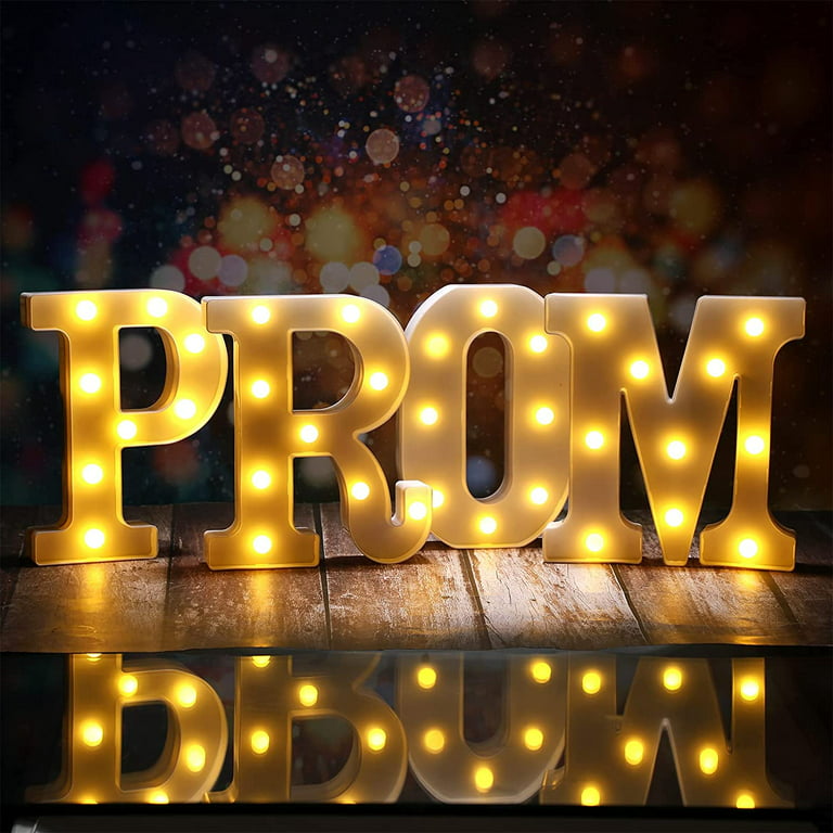 Graduation Party Decorations 2023, LED Marquee Light Up Letter “PROM 2023”  for Graduation Decorations, Class of 2024 Kindergarten Preschool High  School College Graduation Decorations Party Supplies 