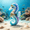 C, variant on Mythical Ocean DIY Bead Kit for Beginners, 3D Beaded Animal Making Kit with Instructions, Unique Sea Animal Designs with Glass Beads and Pattern Guide, Underwater Bead Embroidery Set (Tortoise)