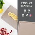 thumbnail image 5 of Dexas 10 x 13 PolyFlax Cutting Board with Juice Well in Taupe with Flax, 5 of 6