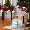 thumbnail image 4 of Fiudx Bola Navideña Inflable de 60 Cm, de Pvc Resistente, Resistente a La Intemperie, Ideal para Jardín o Porche, Ideal para Fiestas Navideñas, 59 Cm de Diámetro, Incluye 1 Bola., 4 of 6