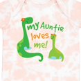 thumbnail image 4 of Inktastic My Auntie Loves Me Dinosaur Boys Baby Bodysuit, 4 of 5