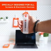WHOOSH! Screen Cleaner Kit, 3.4 fl. oz. + 1 Microfiber Cloth, Alcohol-Free, Safe for All Electronics, Keyboards, Car Displays, Eyeglasses, Sports Goggles, Visors, and Whiteboards