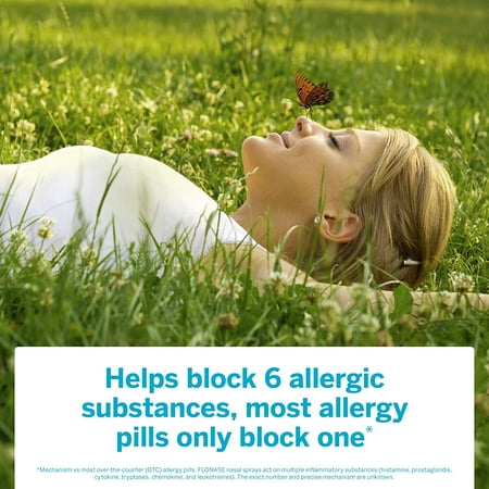 Flonase Sensimist Allergy Relief Nasal Spray Non Drowsy Allergy Medication, Gentle Mist - 120 Sprays
