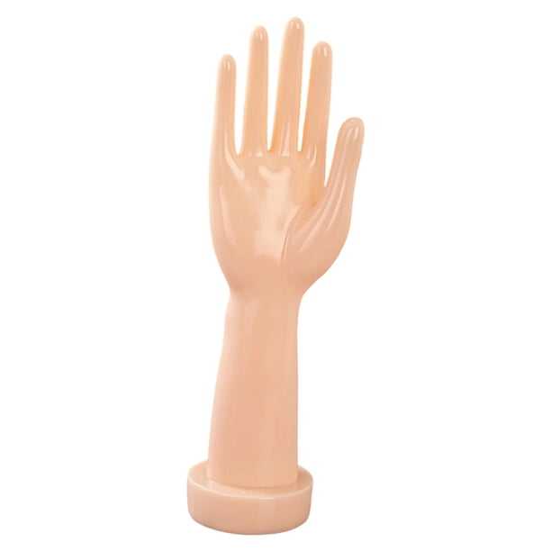 Exhibidor de mano de maniquí, regalos, anillo, resistente, organizador de joyas para práctica de manicura Piel derecha
