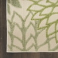 thumbnail image 5 of Nourison Aloha Indoor/Outdoor Ivory Green 7'10" x 10'6" Area Rug (8x11), 5 of 9