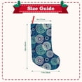 thumbnail image 3 of Lsque 18 Inches Bohemian Mandala Pattern Christmas Stockings Hanging Ornaments,Knitted Xmas Fireplace Hanging Stocking,Holiday Decoration, 3 of 8