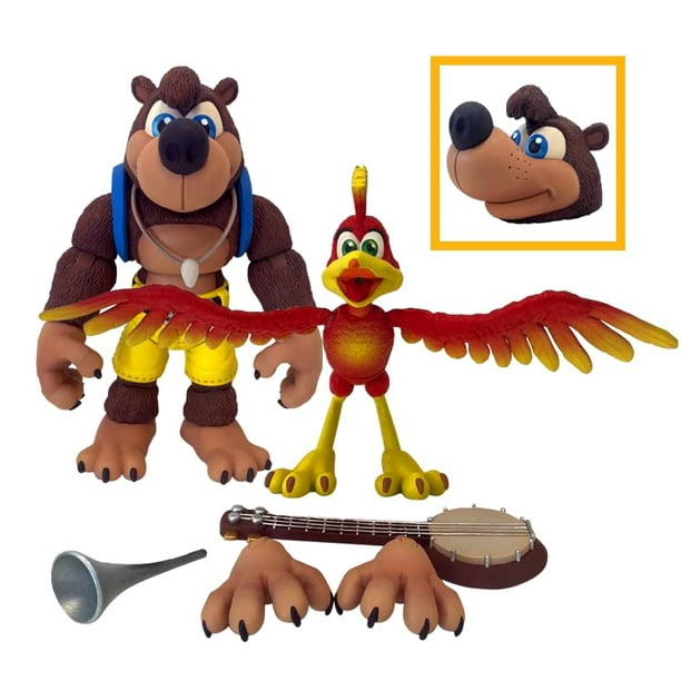Banjo Kazooie de Action Figure Premium DNA Toys, paquete de 2