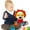 Color D, variant on Cute Washable Cartoon Animal Stuffed Toys for Kids Adorable Baby Dolls Color A 17cm