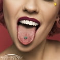 thumbnail image 6 of Body Candy 14G Women 316L Stainless Steel Reverse Alien UFO Abduction Mens Barbell Tongue Ring Body Piercing Jewelry 5/8?, 6 of 8