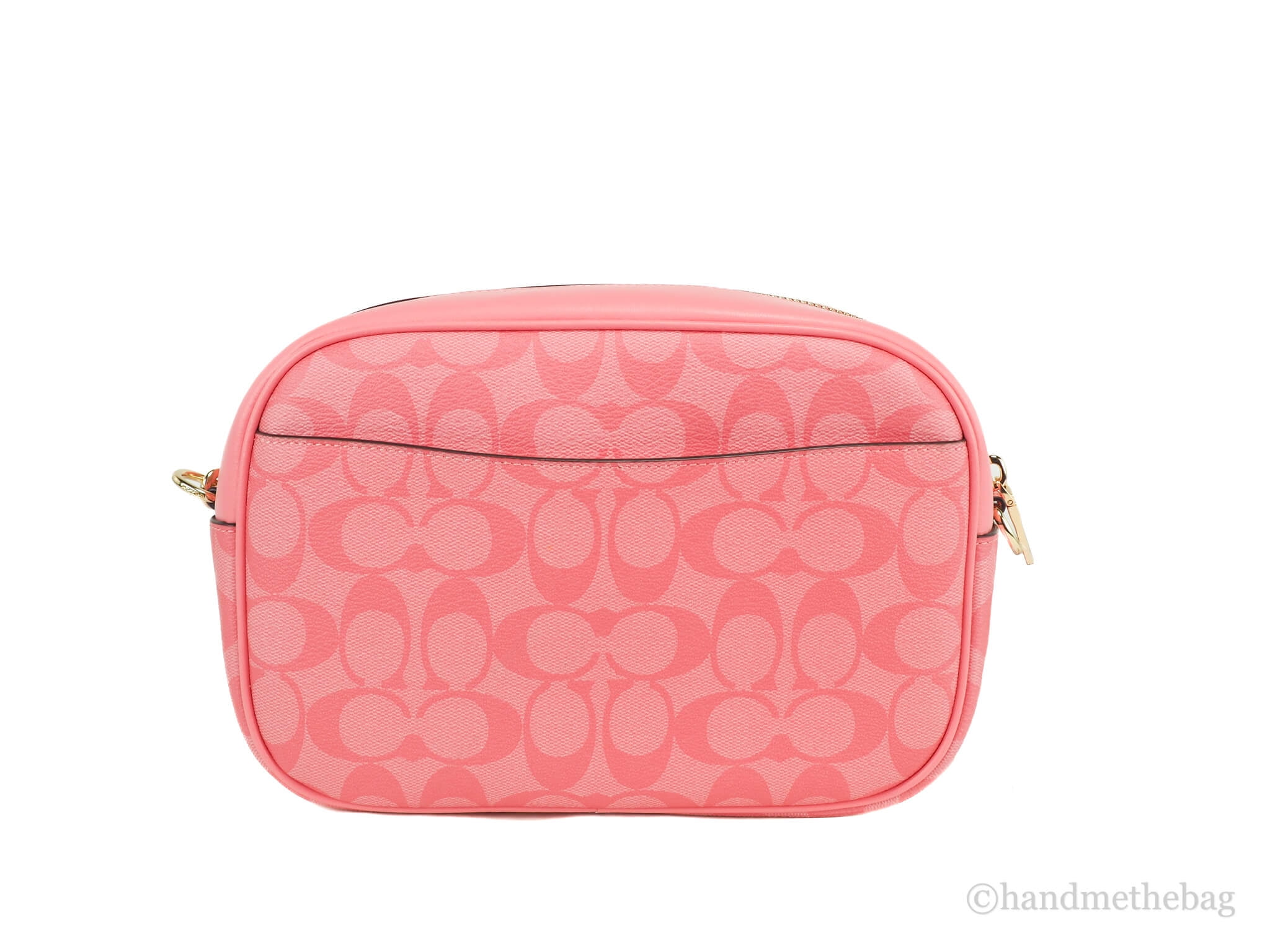 Designer Coach Jamie Medium Crossbody Handbag in Pink Lemonade Canvas CA169 Walmart