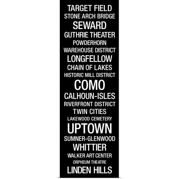 Great BIG Canvas | Rolled Kate Lillyson Poster Print entitled Bus Roll: Minneapolis, Minnesota