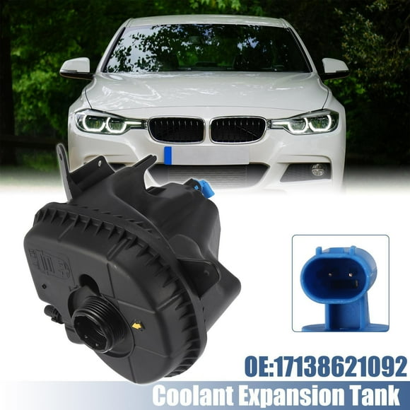 TopOne Bouteille de Trop-Plein de Liquide de Refroidissement pour Voiture, Bouilloire Auxiliaire de Réservoir d'Expansion de Refroidissement 17137647290 Compatible avec BMW X5 Pièces Auto