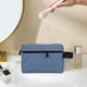 thumbnail image 5 of Neceser plegable impermeable para viajes | Organizador de afeitado y cosméticos de gran capacidad con asa | Bolsa de almacenamiento de tela Oxford para hombre y mujer, 5 of 7