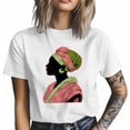 thumbnail image 3 of Camisetas africanas de manga corta informales para hombre y mujer, camisetas gráficas, 3 of 8