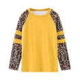 thumbnail image 4 of Yindaity Girls Long Sleeve Tops Girls Raglan Long Sleeve Shirts Kids Tops Fashion T-Shirts(Yellow,7-8 Years), 4 of 5