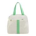 thumbnail image 1 of Lipstore Pickleball Bag Large Capacity Multipurpose Portable Stylish Backpack or Tote White and Green, 1 of 8