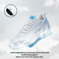 thumbnail image 6 of JOYFON Women Running Shoes Tennis Athletic Sneakers Air Cushioned Non Slip Lightweight Walking Shoes WhiteBlue Size 8, 6 of 7