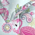 thumbnail image 6 of Dream Factory Flamingo Full 7 Piece Comforter Set, Polyester, Microfiber, Pink, Child, 6 of 14