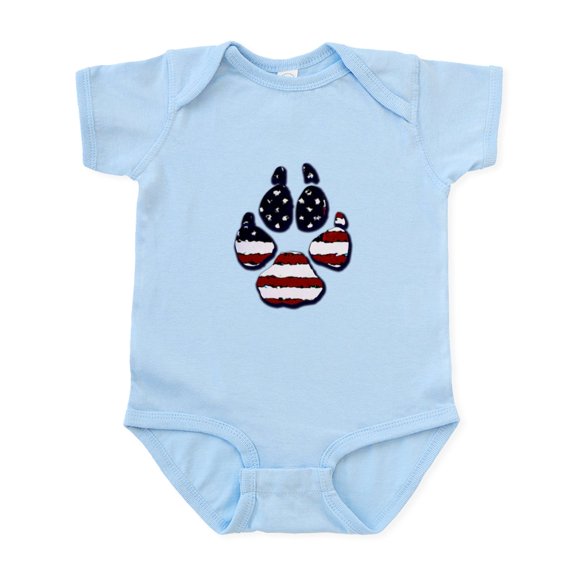 CafePress - American Dog Infant Bodysuit - Baby Light Bodysuit, Size Newborn - 24 Months