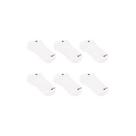 Champion Men’s Lightweight No Show Socks 6 Pack, Moisture-Wicking, Arch Support, Stretch Comfort, Sizes 6–12.5