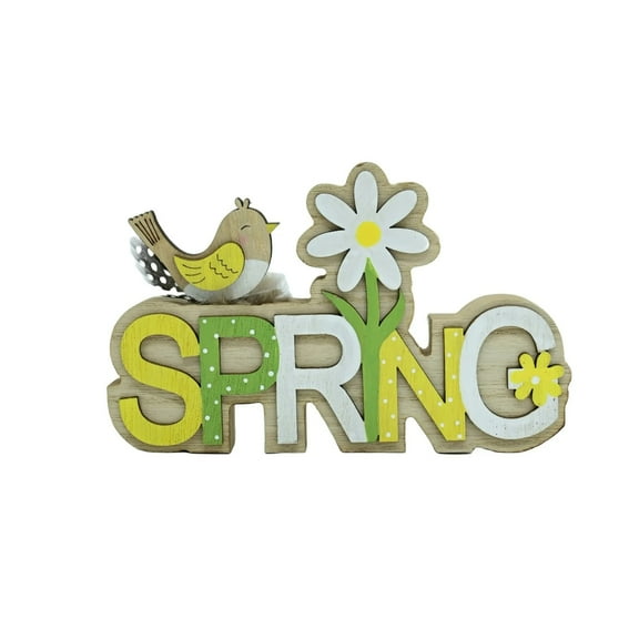 Toyeng Desktop Dress Up Clearance Spring Wood Word Sign for Home Decor Decorative Wooden Cutout Word Decor Freestanding Easter Tabletop Decor 7.2'' X 4.6'' Easter Block Letters Sign1*Decoration