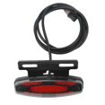 thumbnail image 1 of Bike Brake Warning Light, ABS LED Waterproof Electric Bike Night Tail Light Multi Wire Color Definition  For Cycling, 1 of 8