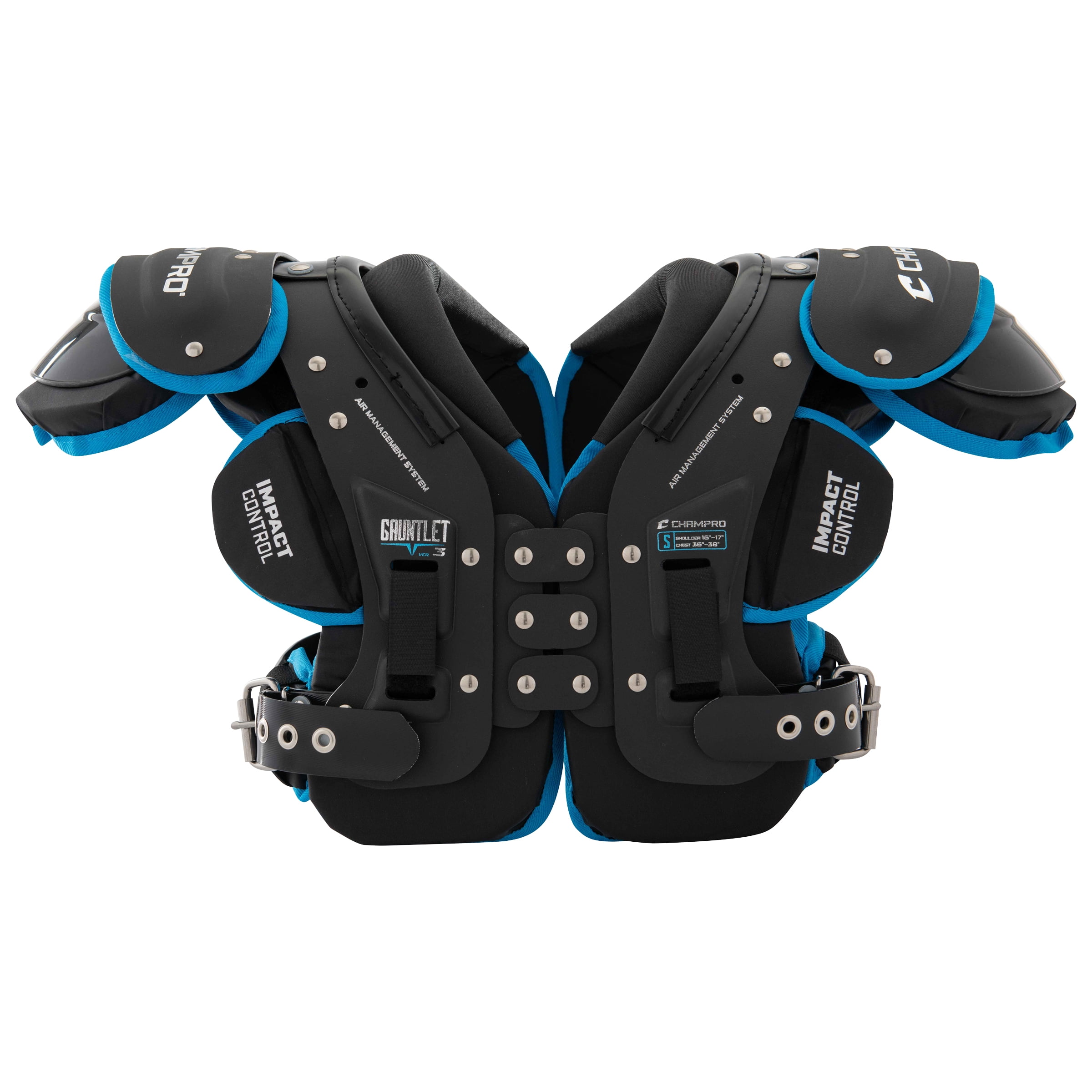 CHAMPRO Gauntlet 2 Football Shoulder Pad, Small - Walmart.com
