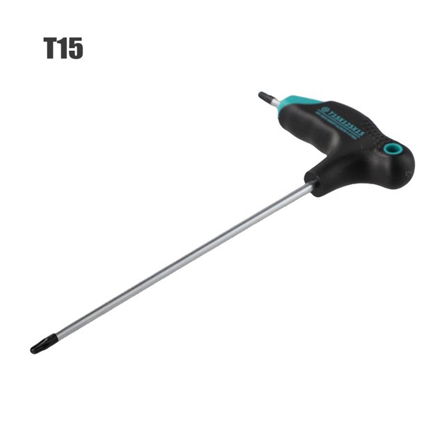 1 Pce Tournevis Torx avec Tête Magnétique pour Réparation d'Appareils Ménagers T6-T45 avec Trou Poignée en T Torx Clé Outils de Réparation Ménagers T15