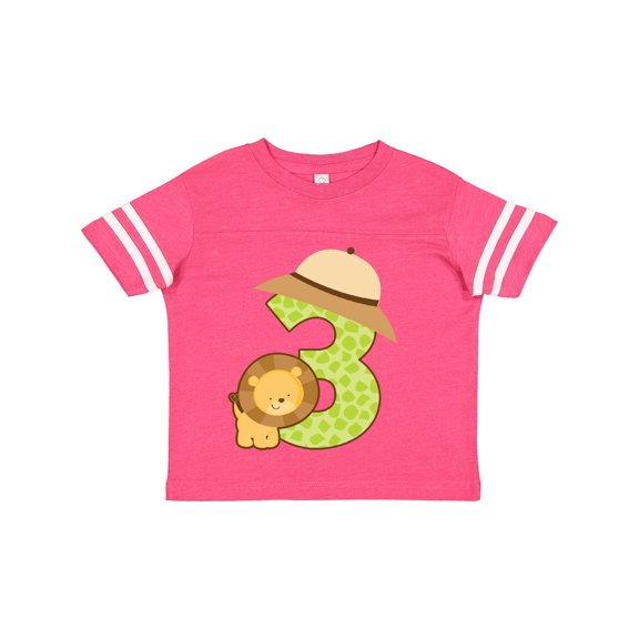 Inktastic Safari 3rd Birthday 3 Year Old Boys or Girls Toddler T-Shirt