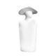 thumbnail image 3 of Figura decorativa de mujer moderna con sombrero, 3,5 x 3,5 x 8 pulgadas Blanco, 3 of 9