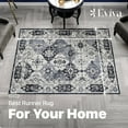 thumbnail image 2 of Totti Mosaic 3' x 5' Rectangular Polypropylene Oriental Rug in Navy/Gray, 2 of 7